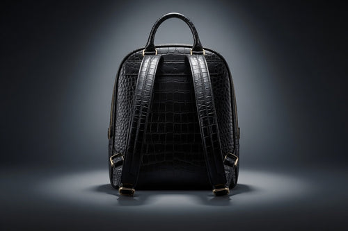 Colodious Croc Print 100% Leather Multipurpose Backpack "Rare" Collection.