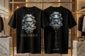 MENS "VISION" Founders n Builders Black and Chrome T-Shirt